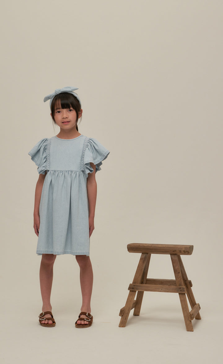 Rita Dress-Denim Blue