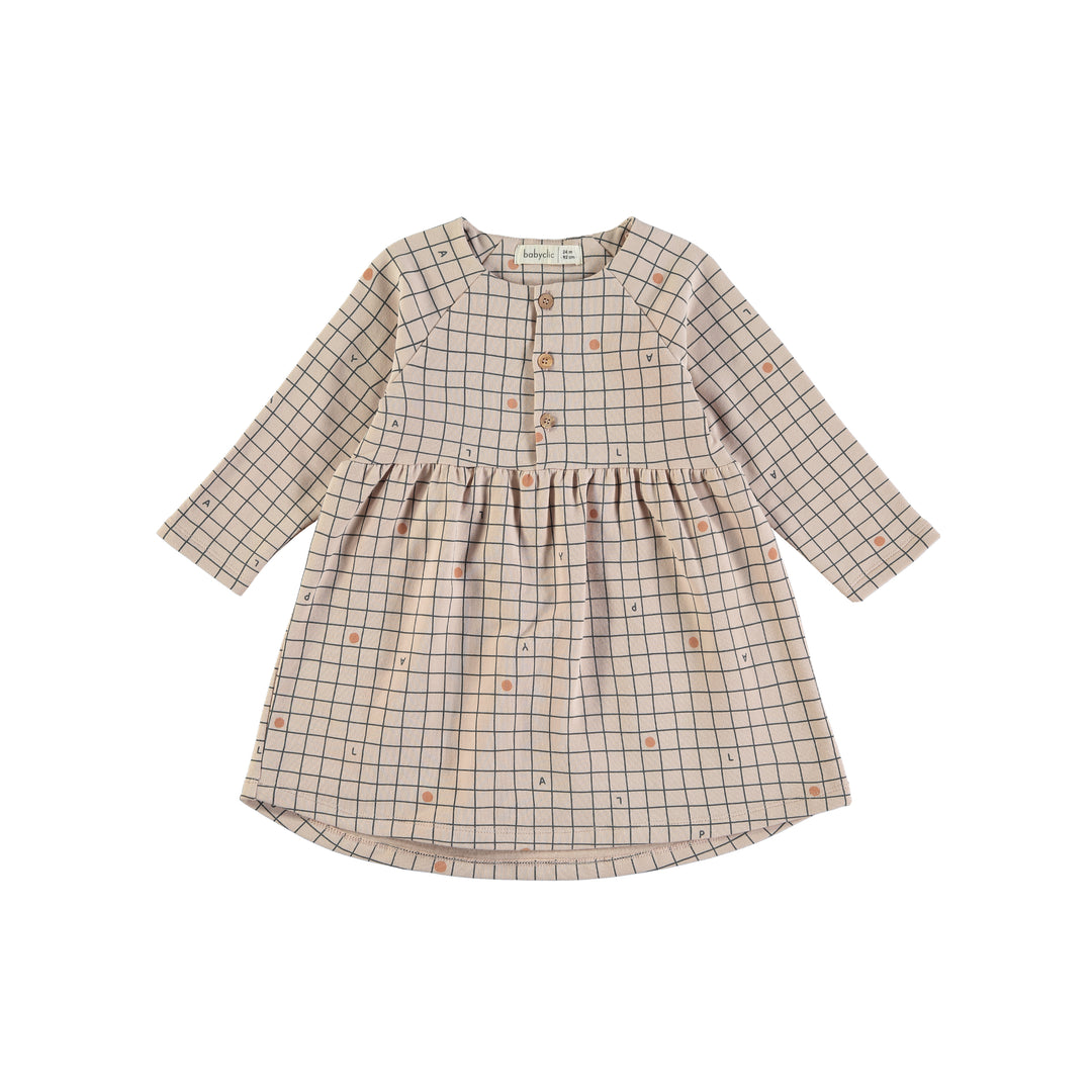 Dresses-Checks nude