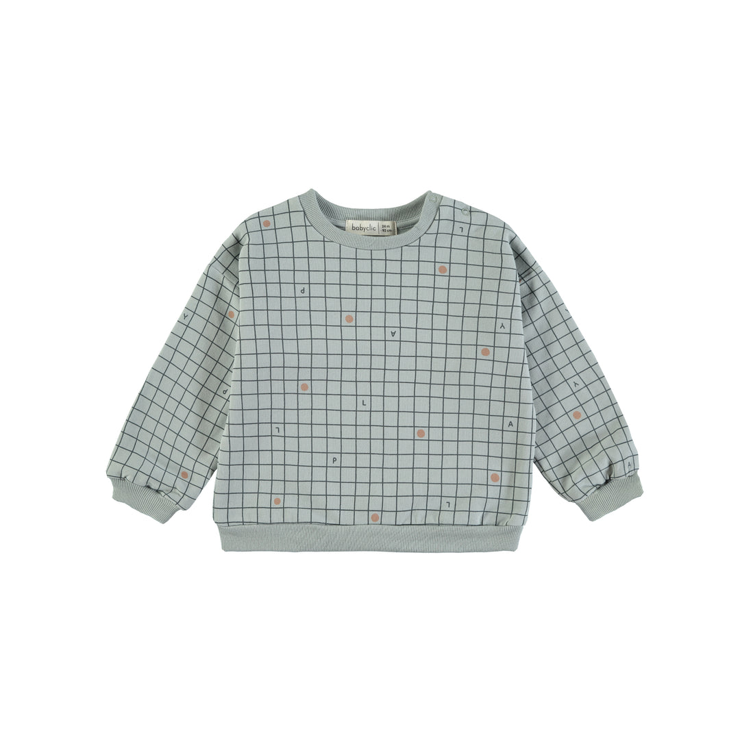 Sweatshirts-Checks blue