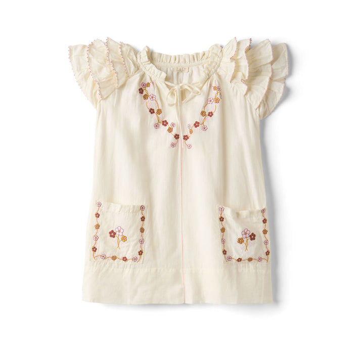 Linnea Dress in Antique White