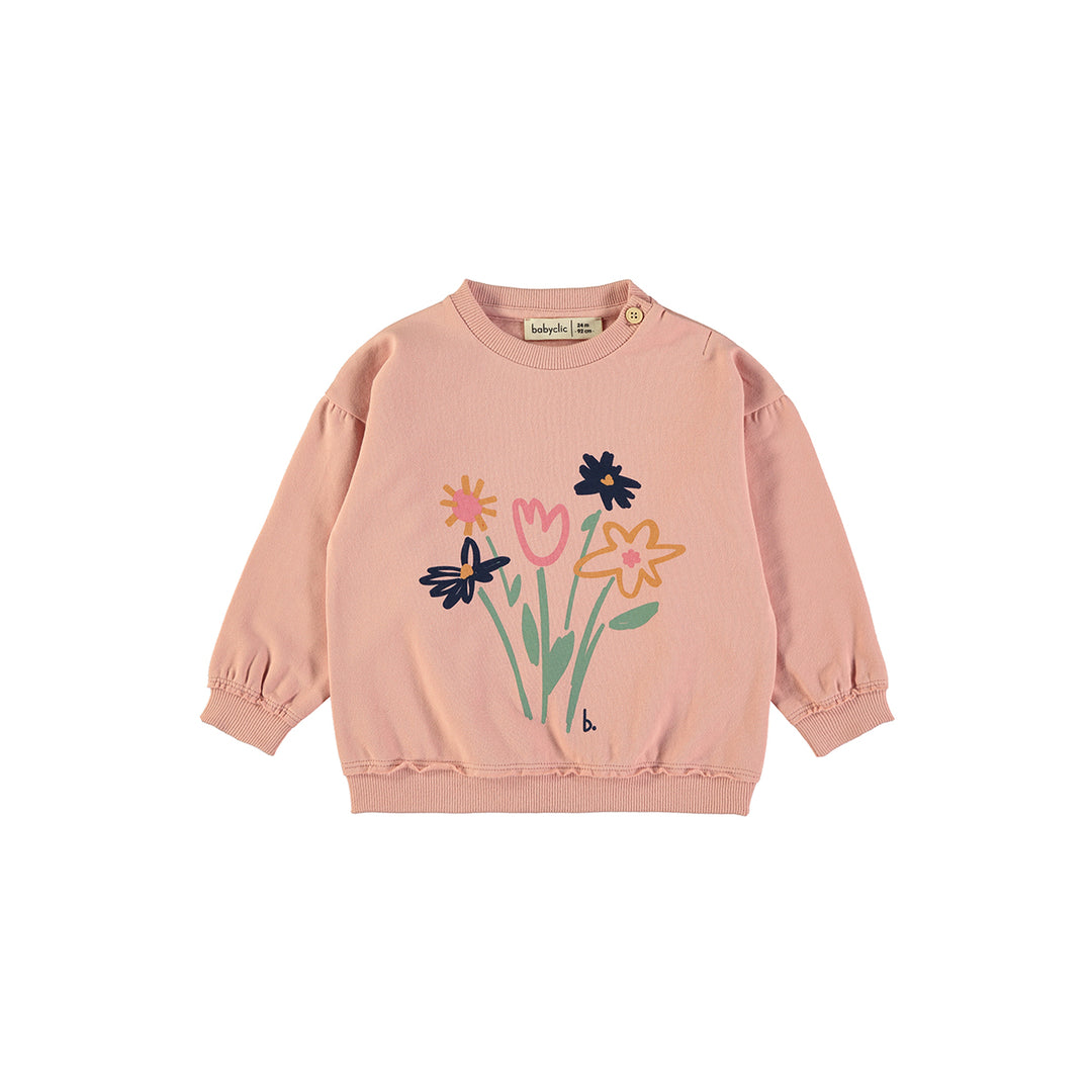 SWEATSHIRTS - BOUQUET PINK