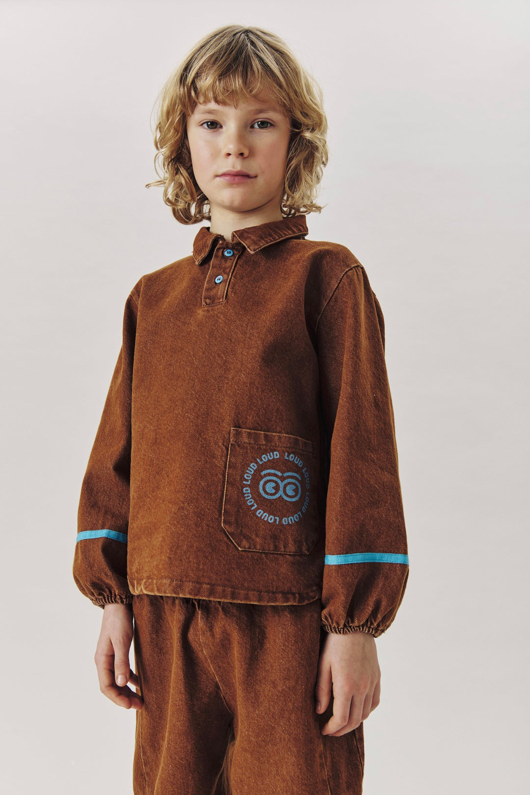 UDS01 TAIL SHIRT  - CHOCO