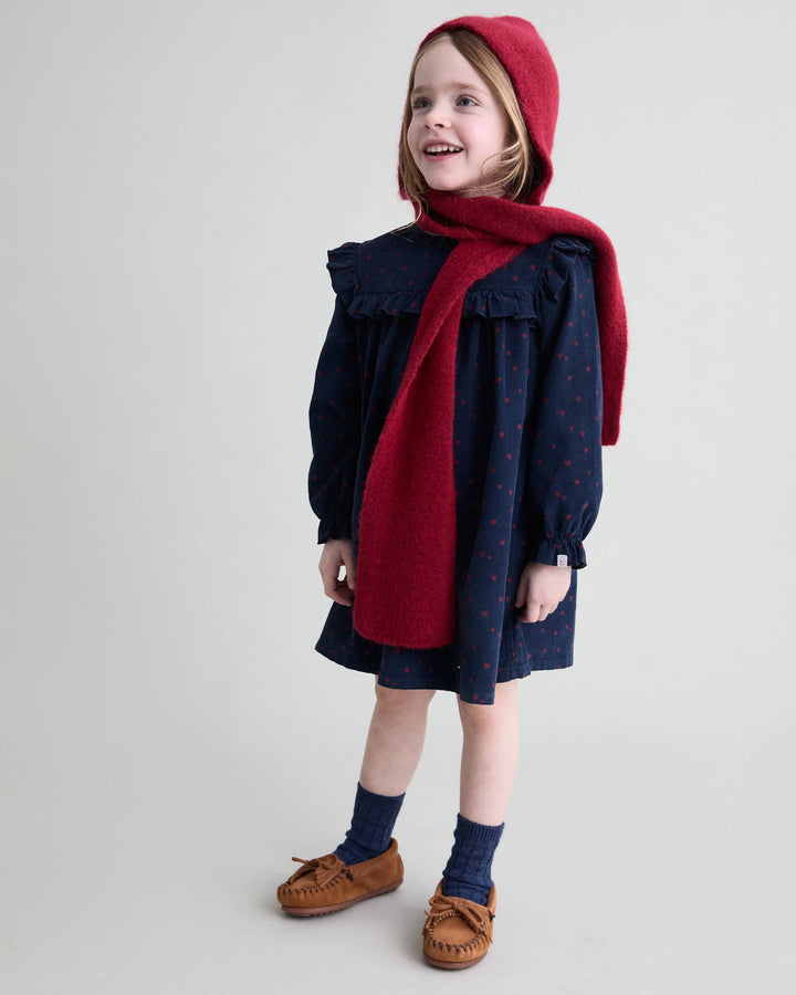 33 MINI CUORE DRESS - NAVY