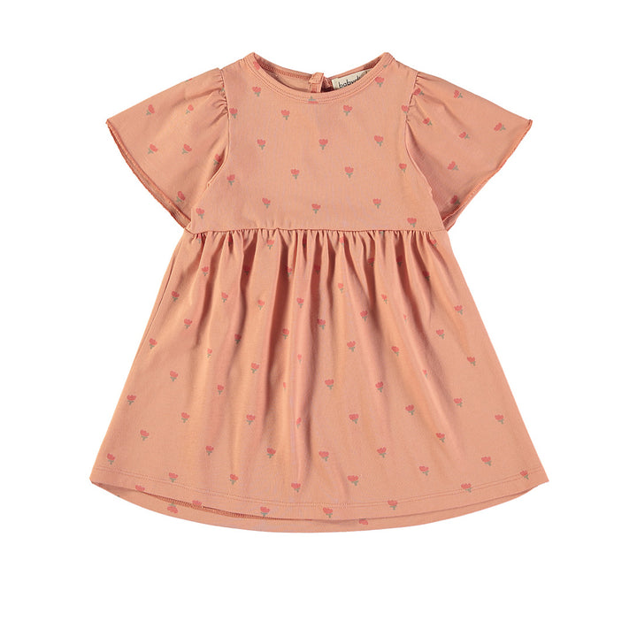DRESS - POPPIES APRICOT