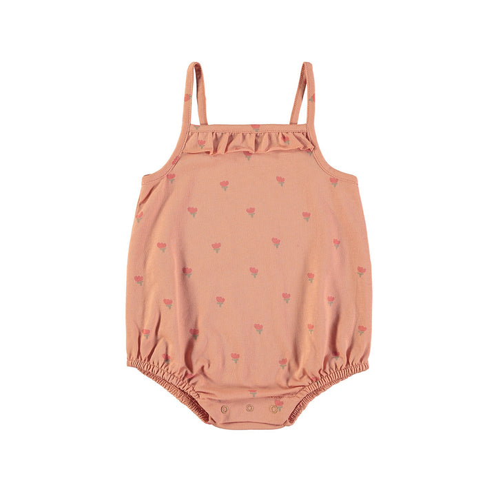 ROMPER - POPPIES APRICOT