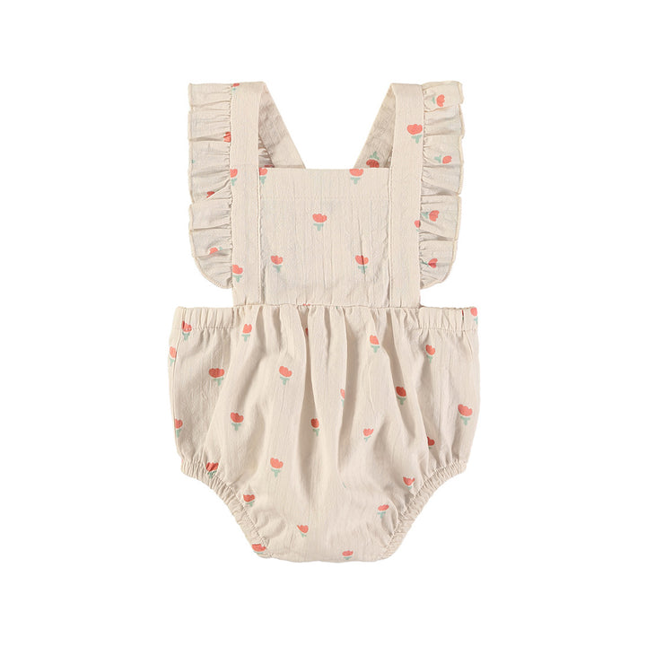 ROMPER - POPPIES ECRU