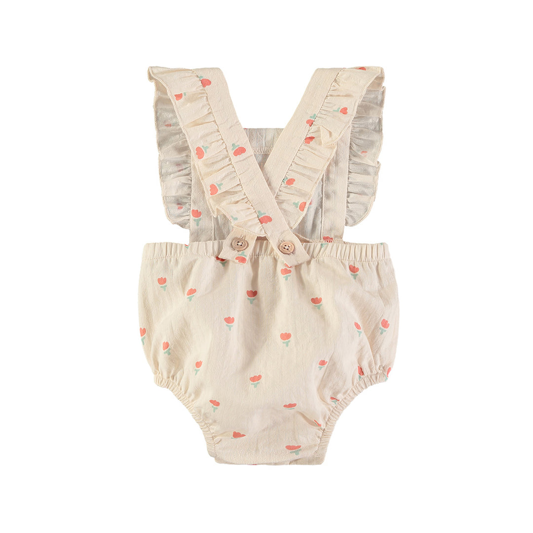 ROMPER - POPPIES ECRU
