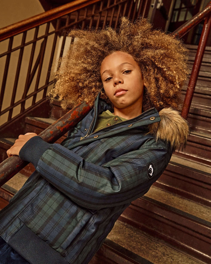 G5CTC-City Transit Coat-Blackwatch Tartan