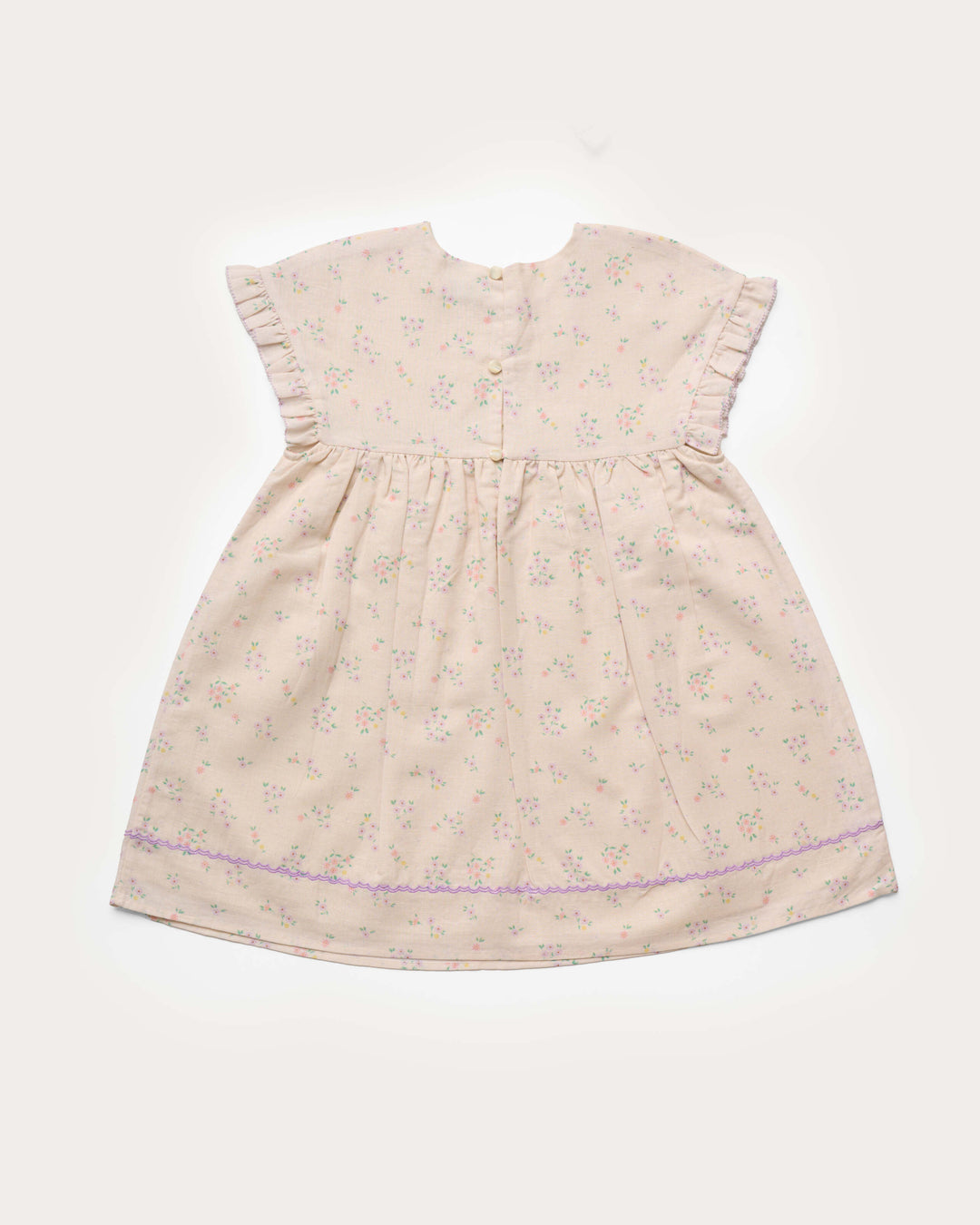 LILA DRESS-PAINTED BOUQUET