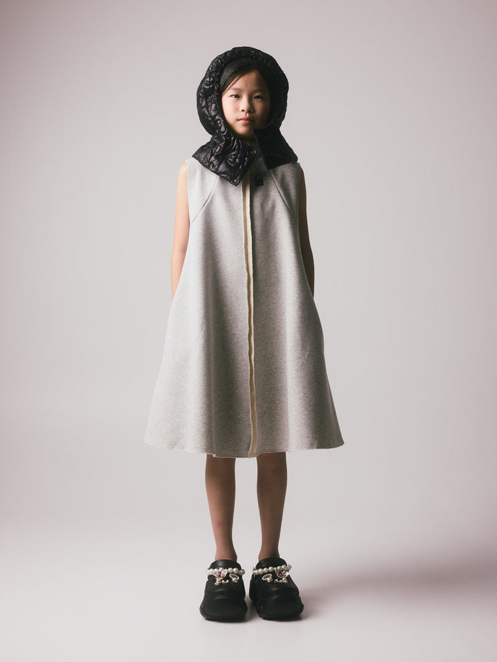 K030 190-3018 Jaki Straight Dress - Grey Melange