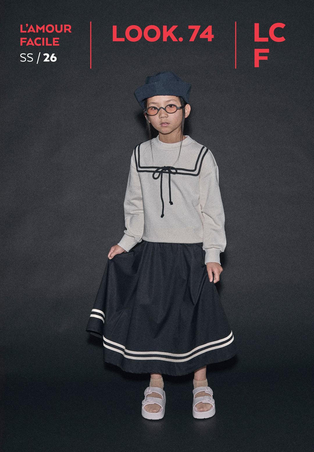 SAILOR SKIRT-Black