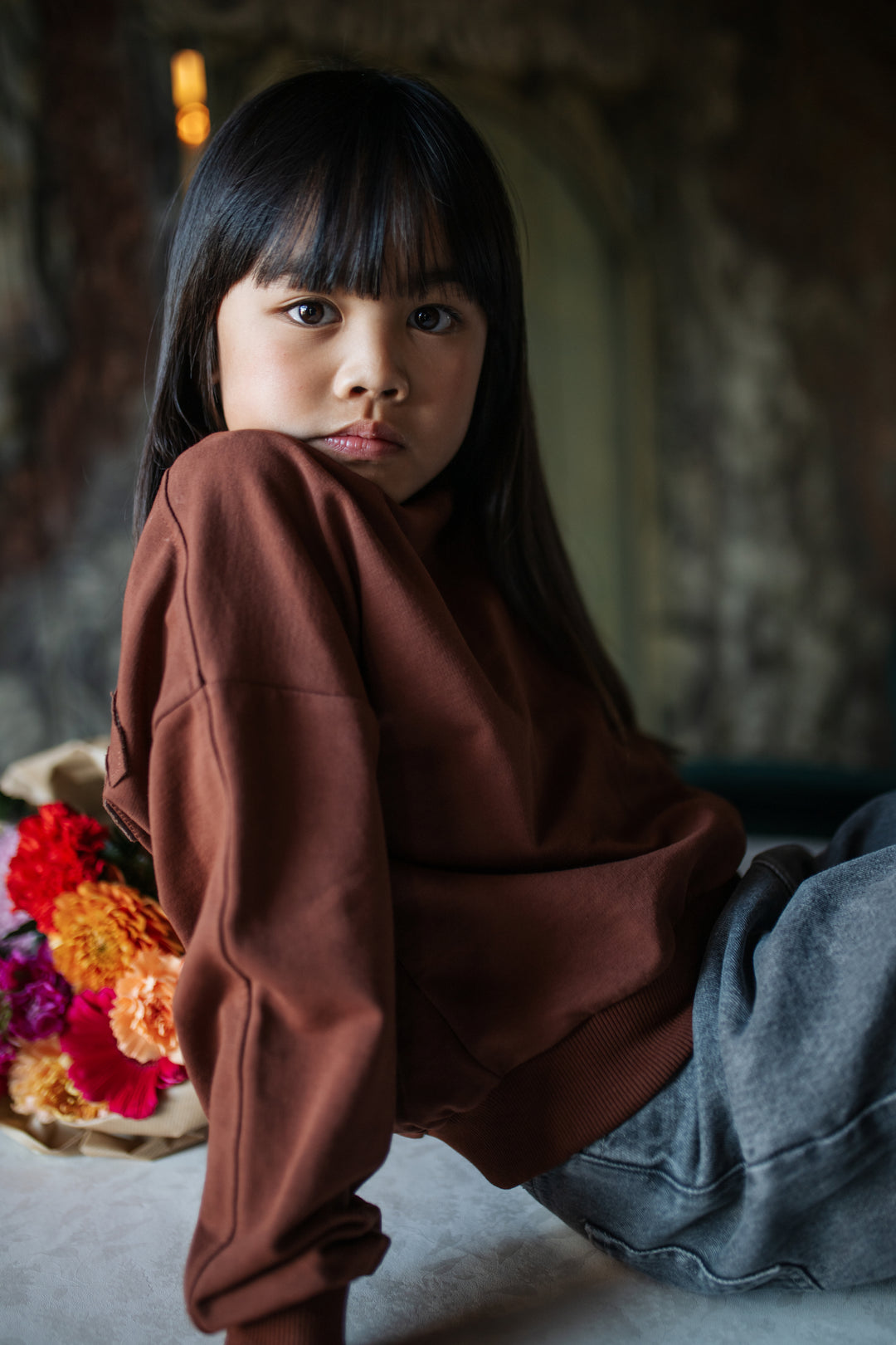 115 Luca Sweater USA - Brown
