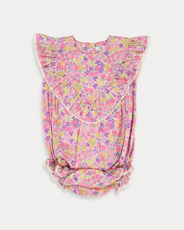 LUCY ROMPER-EMMA FLORAL PURPLE