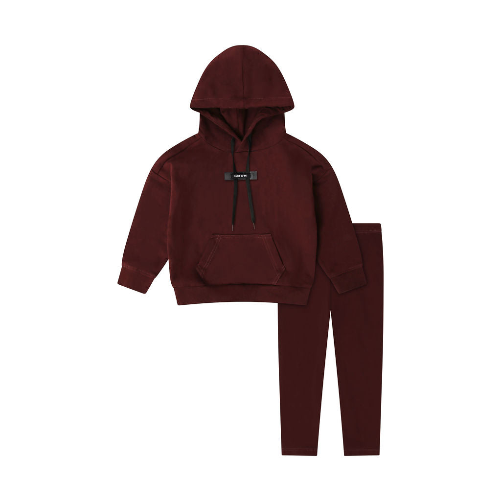 M909 Burgundy Baby Set