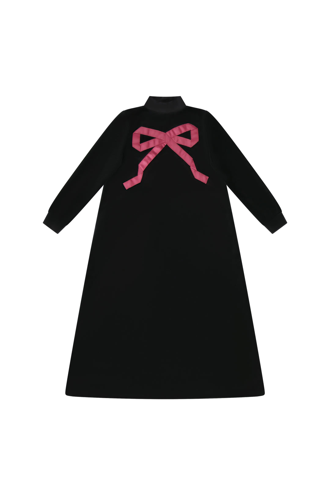 M923 Raspberry Ribbon Bow Maxi - Long Length