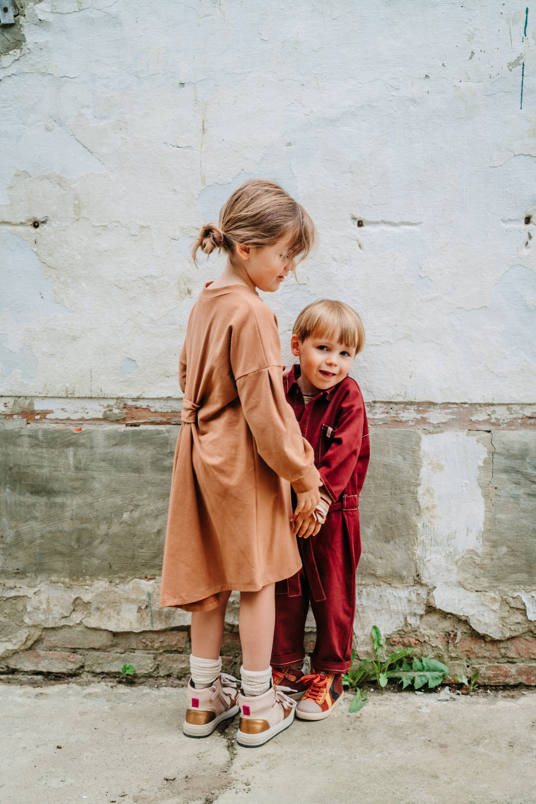 MIA BOW DRESS-Dark Mocha whoopikids MIA BOW DRESS-Dark Mocha whoopikids