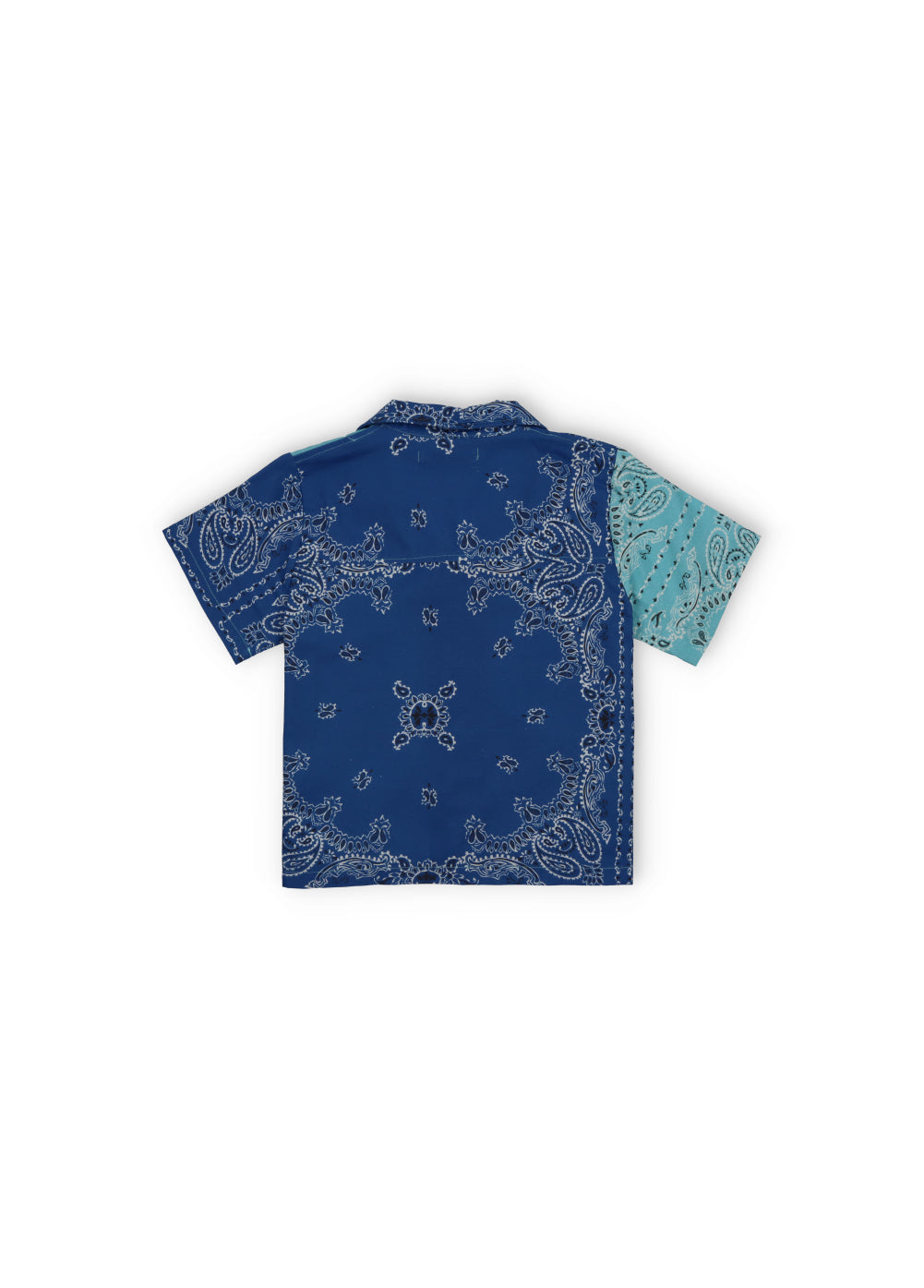 MILETO BOY SHIRT-Bandana Cobalto Milkyblue