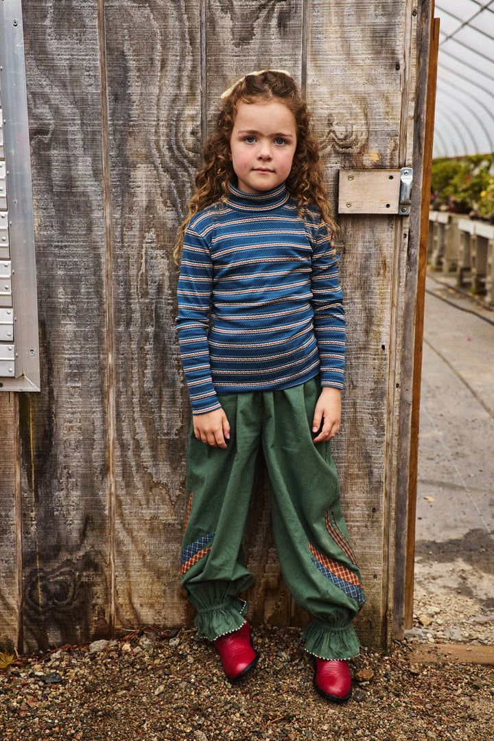 K3110F26-0E7 TURTLENECK - MARINE BLUE SGRAFFITO