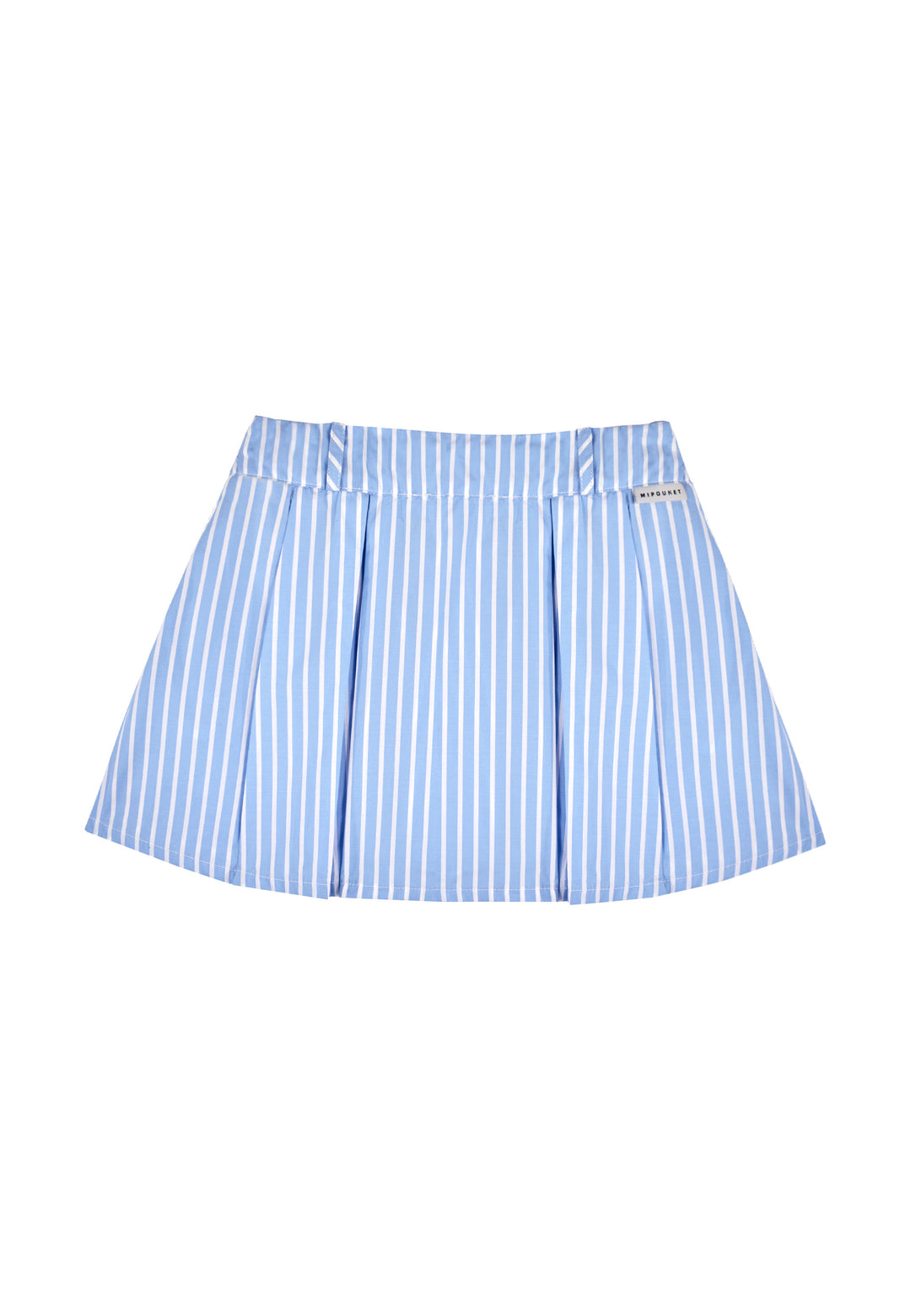 SIA POPELIN SKIRT CUSTOM - POPELIN (ECRU/BLUE)