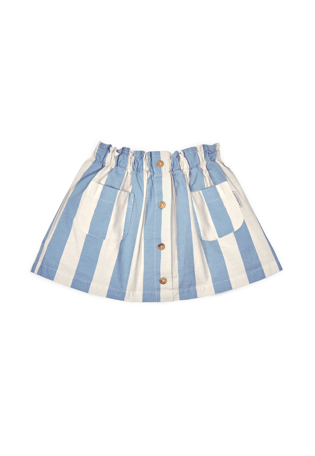 CLAUDE SKIRT CUSTOM - SARGA (ECRU/BLUE)
