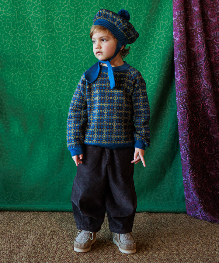 MAB871 - BRAE PULLOVER - DS WOOL DEEP SEA/A