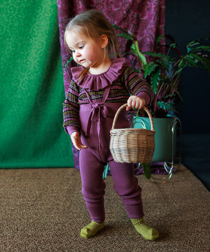 MAB861 - PONI PANTS - DN WOOL DAMSON/A