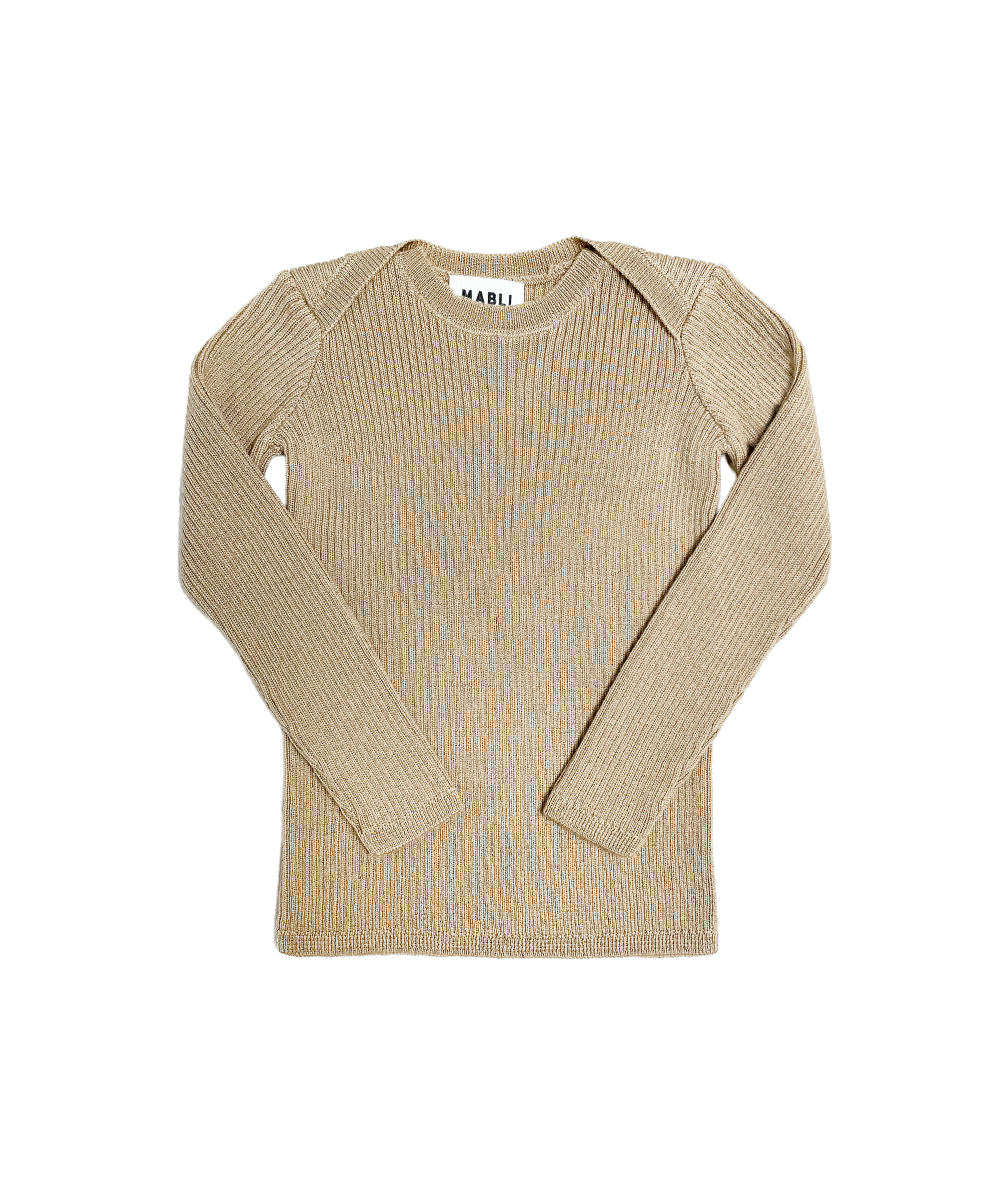 MAB006 - SYLFAEN SKINNY RIB - BI WOOL BISCOTTI/A