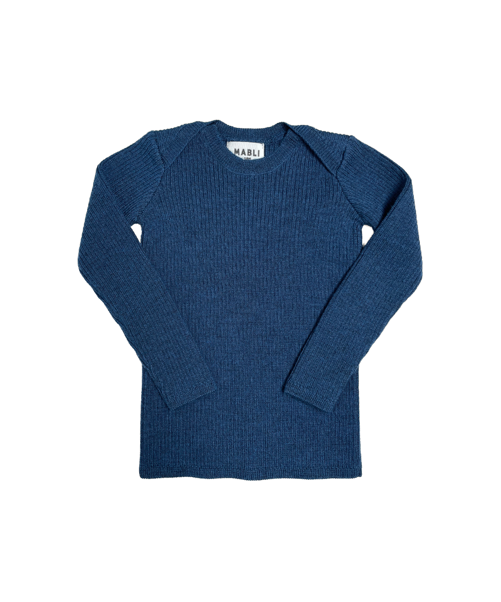 MAB006 - SYLFAEN SKINNY RIB - DSM WOOL DEEP SEA MELANGE/A