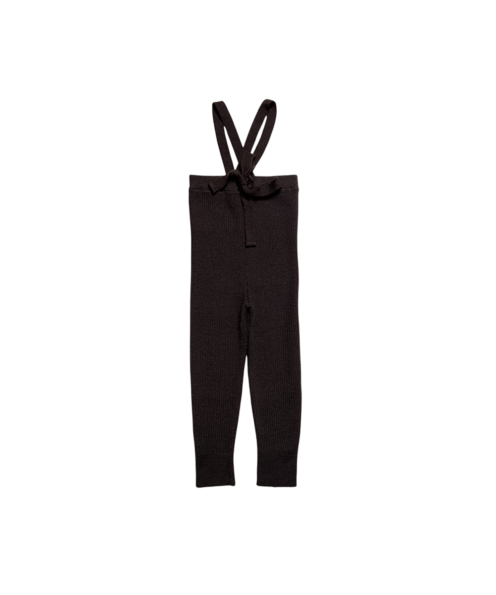 MAB861 - PONI PANTS - DC WOOL DARK CHOCOLATE/A