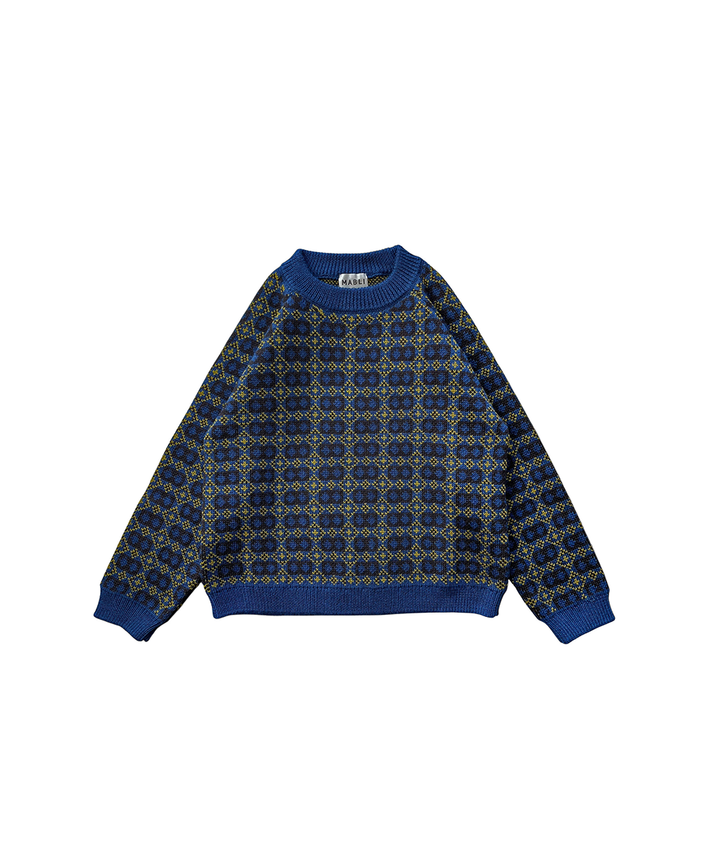 MAB871 - BRAE PULLOVER - DS WOOL DEEP SEA/B