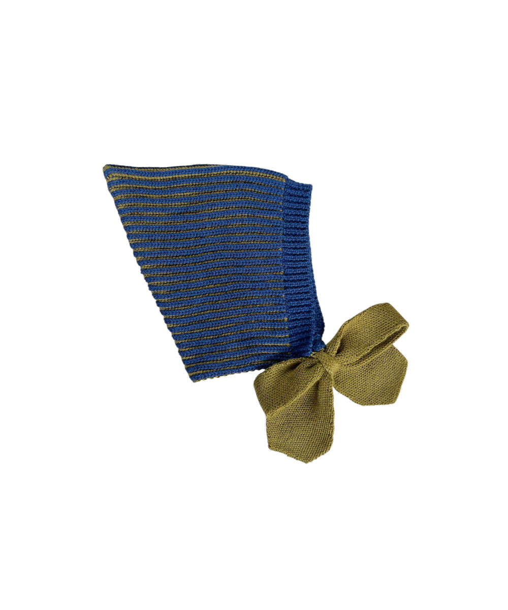 MAB873 - FFYN BONNET - DSGO WOOL DEEP SEA/GOLDEN OLIVE
