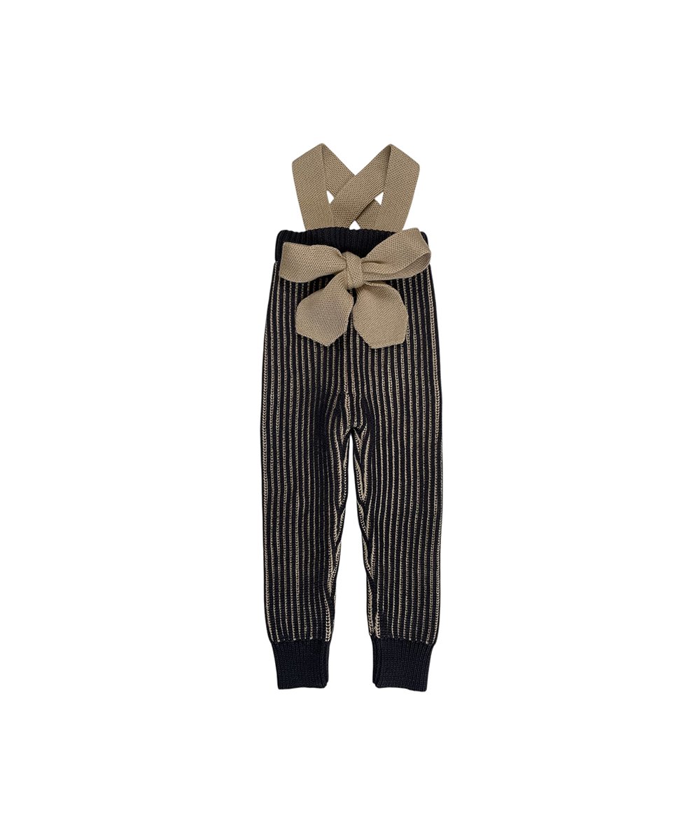 MAB878 - FFYN PANTS - DCB WOOL DARK CHOCOLATE/BISCOTTI/A