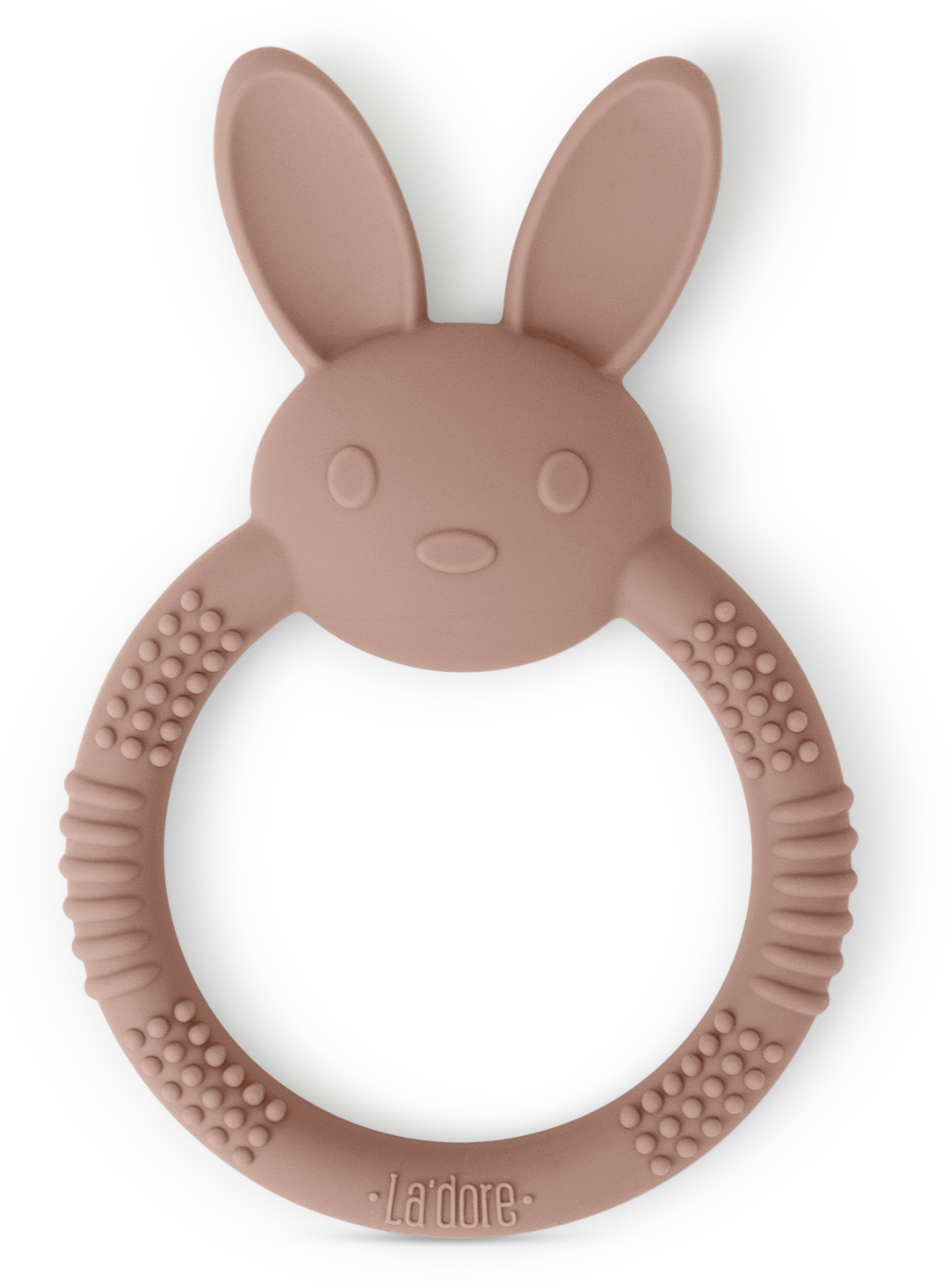 ADORA BEBE BUNNY TEETHER-Mauve