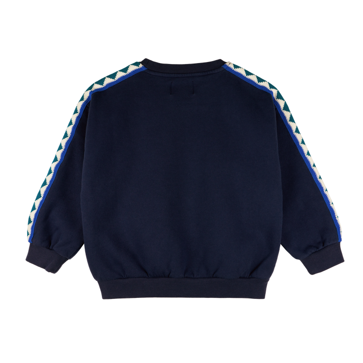MMT NICO MIDNIGHT BLUE NICO SWEATSHIRT OCERSIZE BALLOON FIT