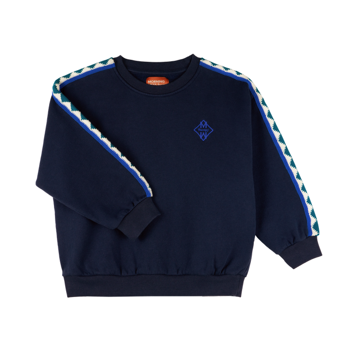 MMT NICO MIDNIGHT BLUE NICO SWEATSHIRT OCERSIZE BALLOON FIT