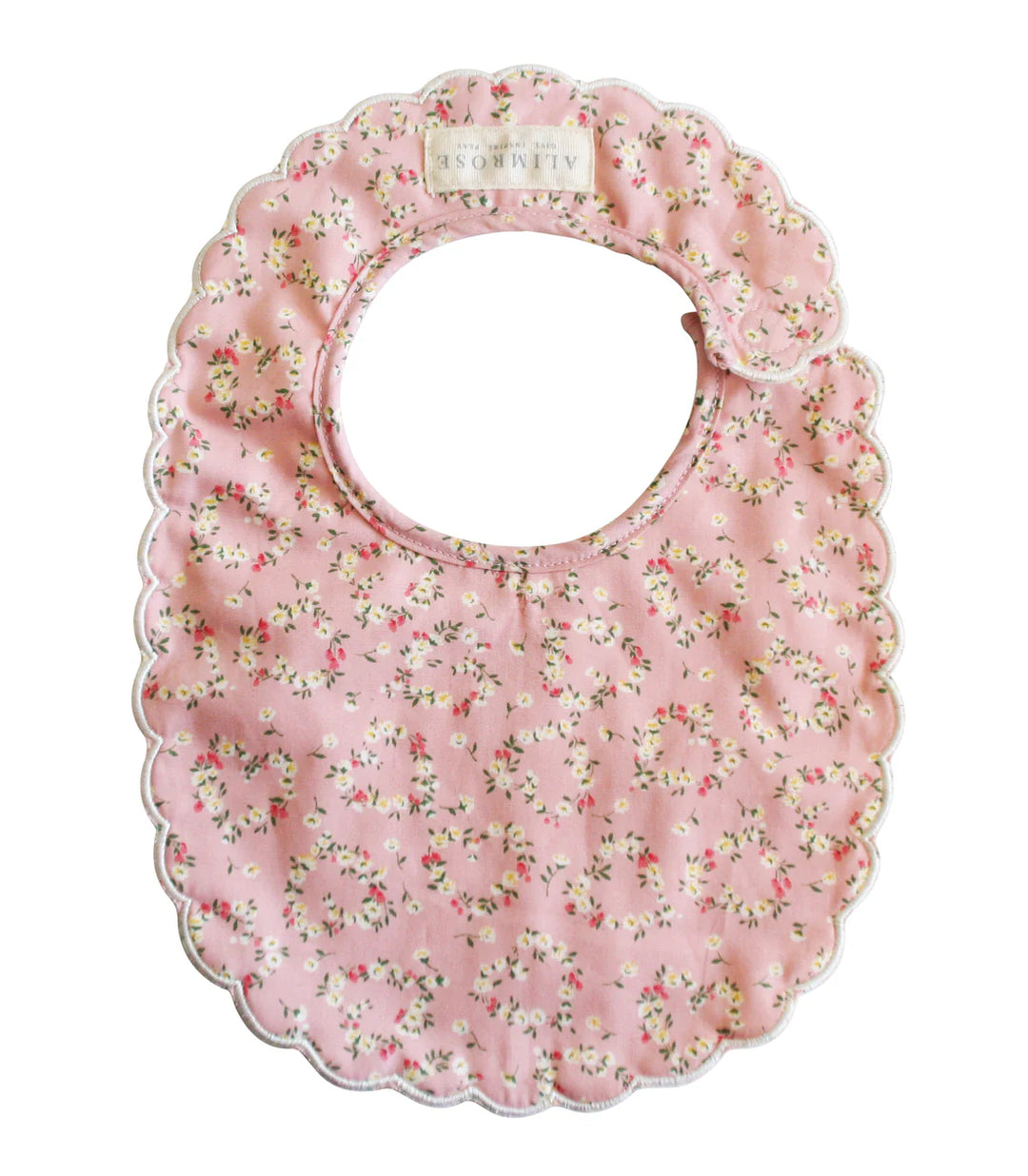 N5123PH - Scallop Bib Posy Heart