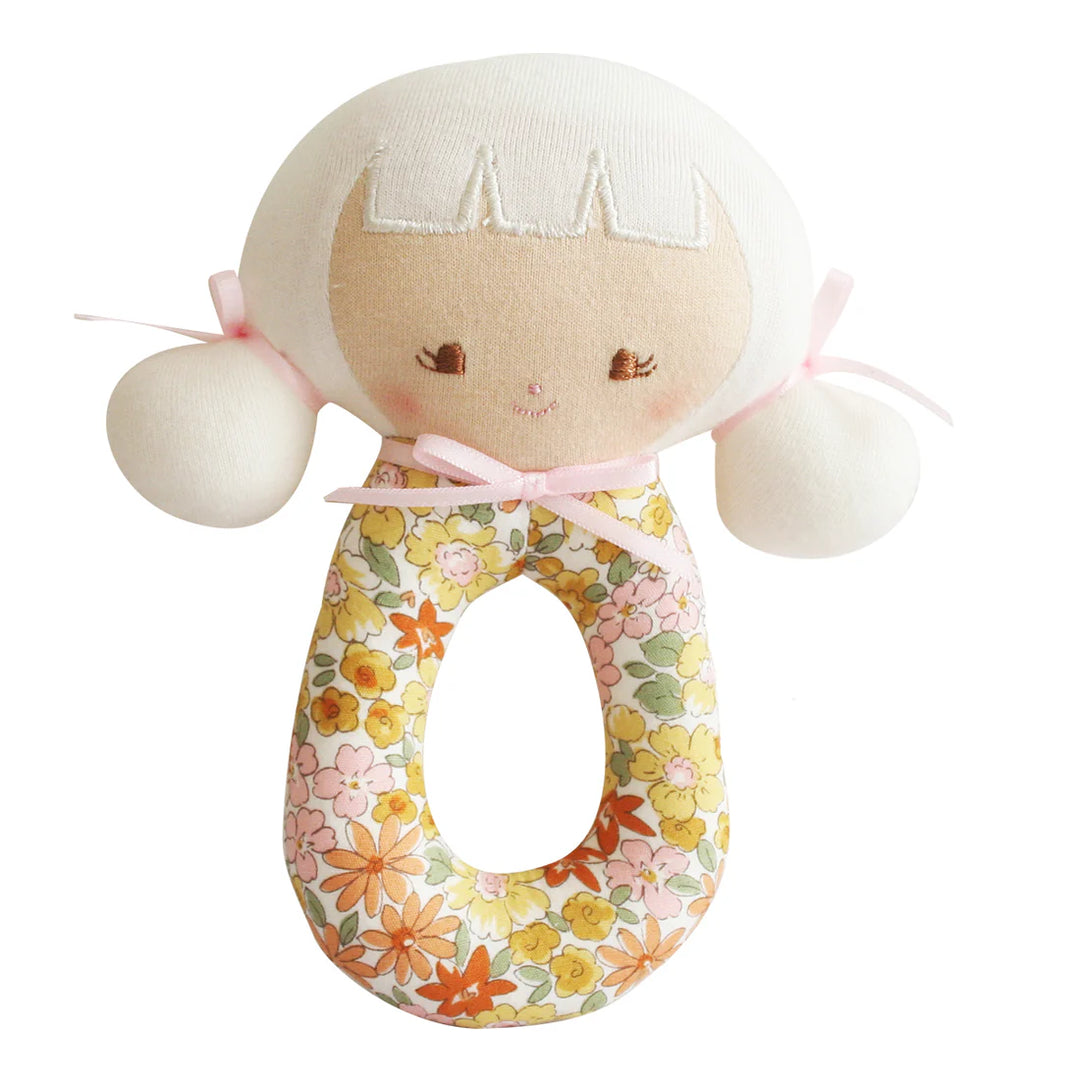 N9776SM - Audrey Grab Rattle Sweet Marigold