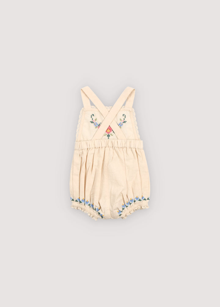 Narcise Baby Romper -Ecru