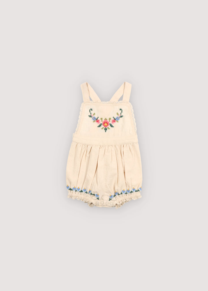 Narcise Baby Romper -Ecru