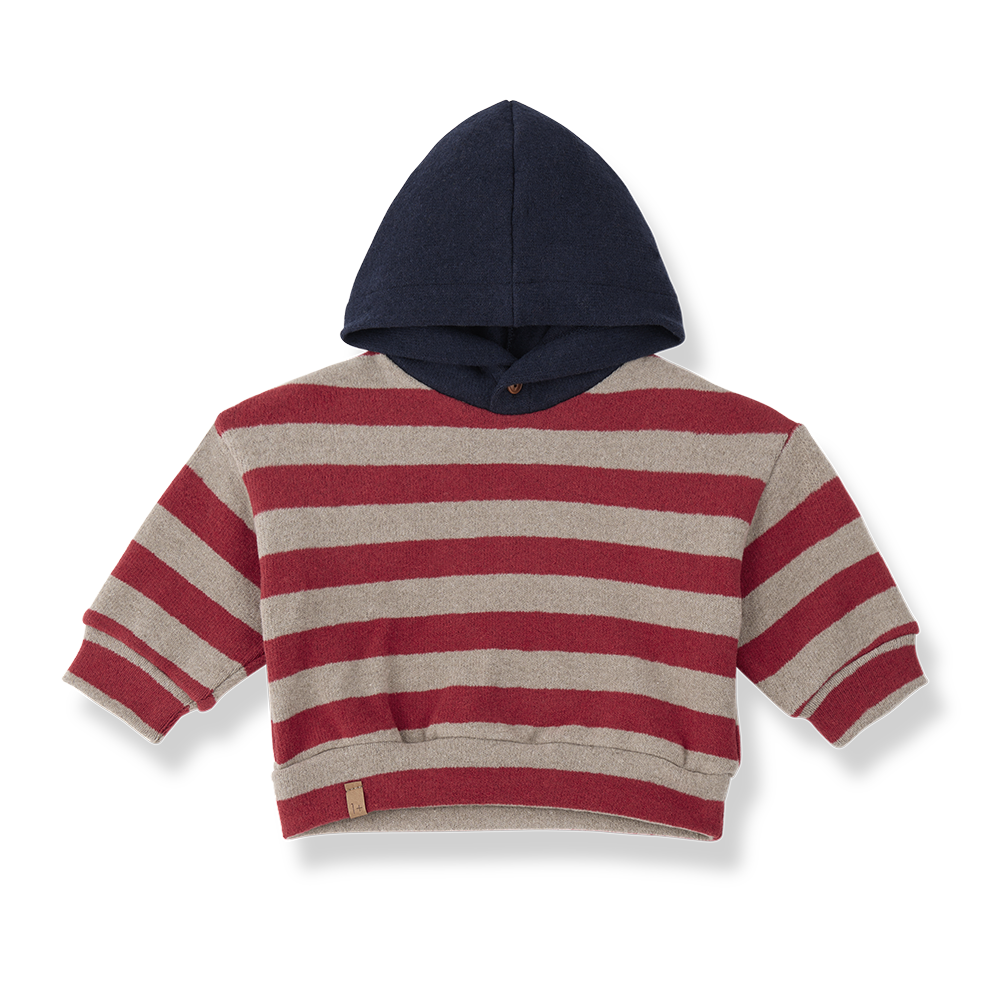 NORMAN HOODED SWEATER - FIAMMA
