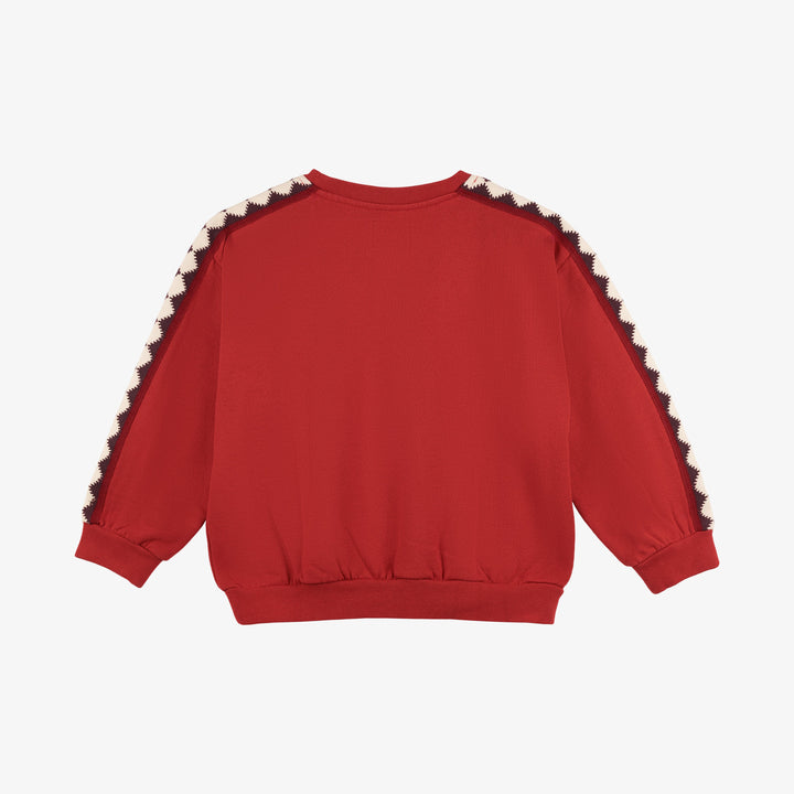 MMT NICO DEEP RED NICO SWEATSHIRT OCERSIZE BALLOON FIT