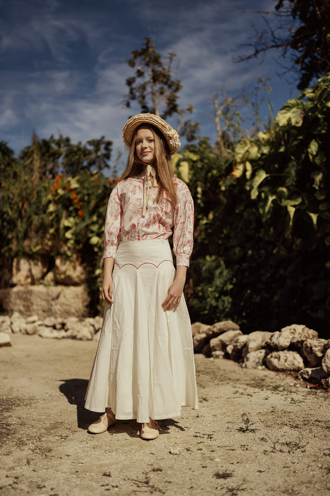 G848 FLORAL PRINTED SHIRT-PINK