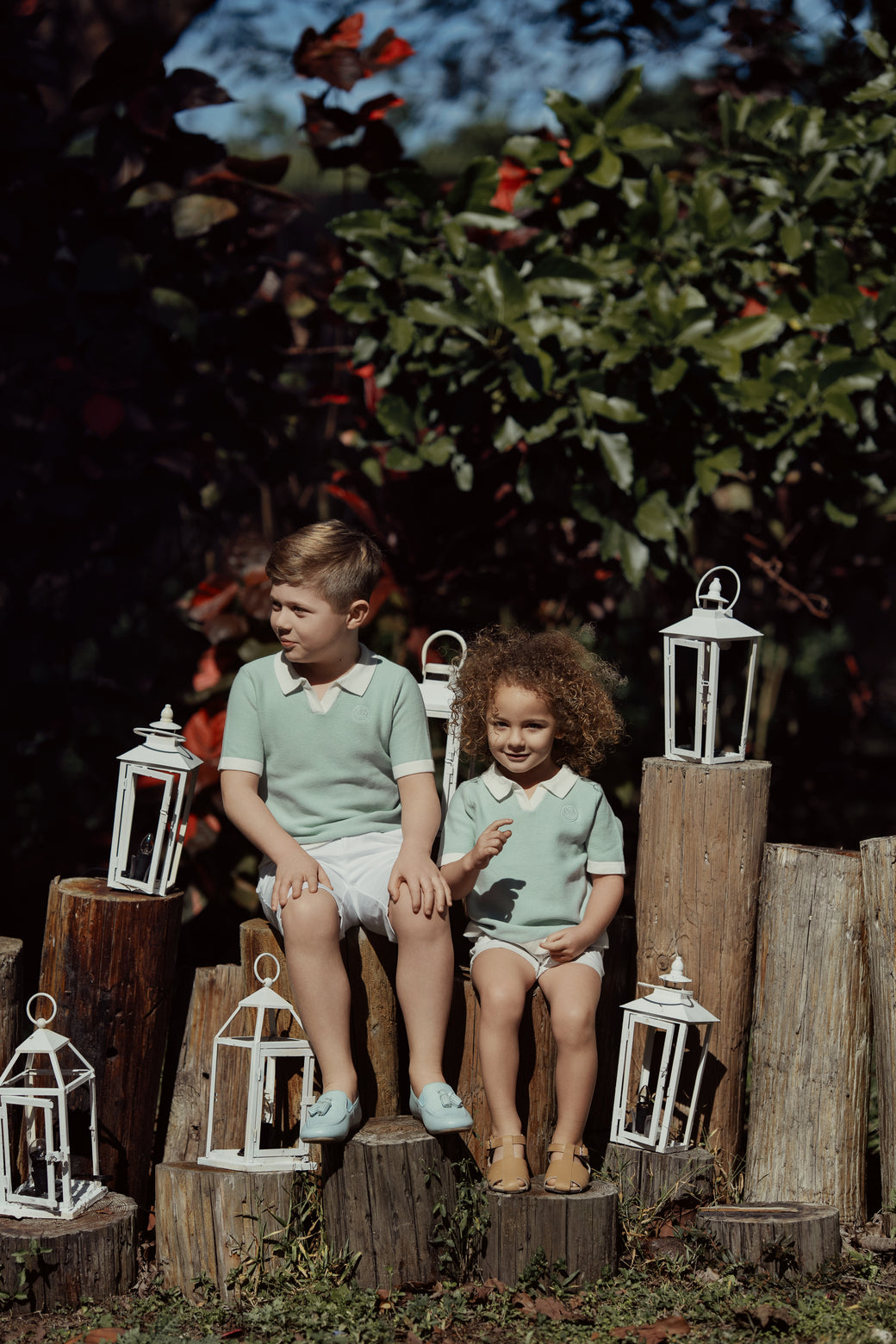 JUSTIN CROCHET KNIT TOP-MINT