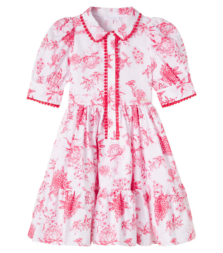 PAP/VET4233443 - GIRL DRESS - WOVEN R0012