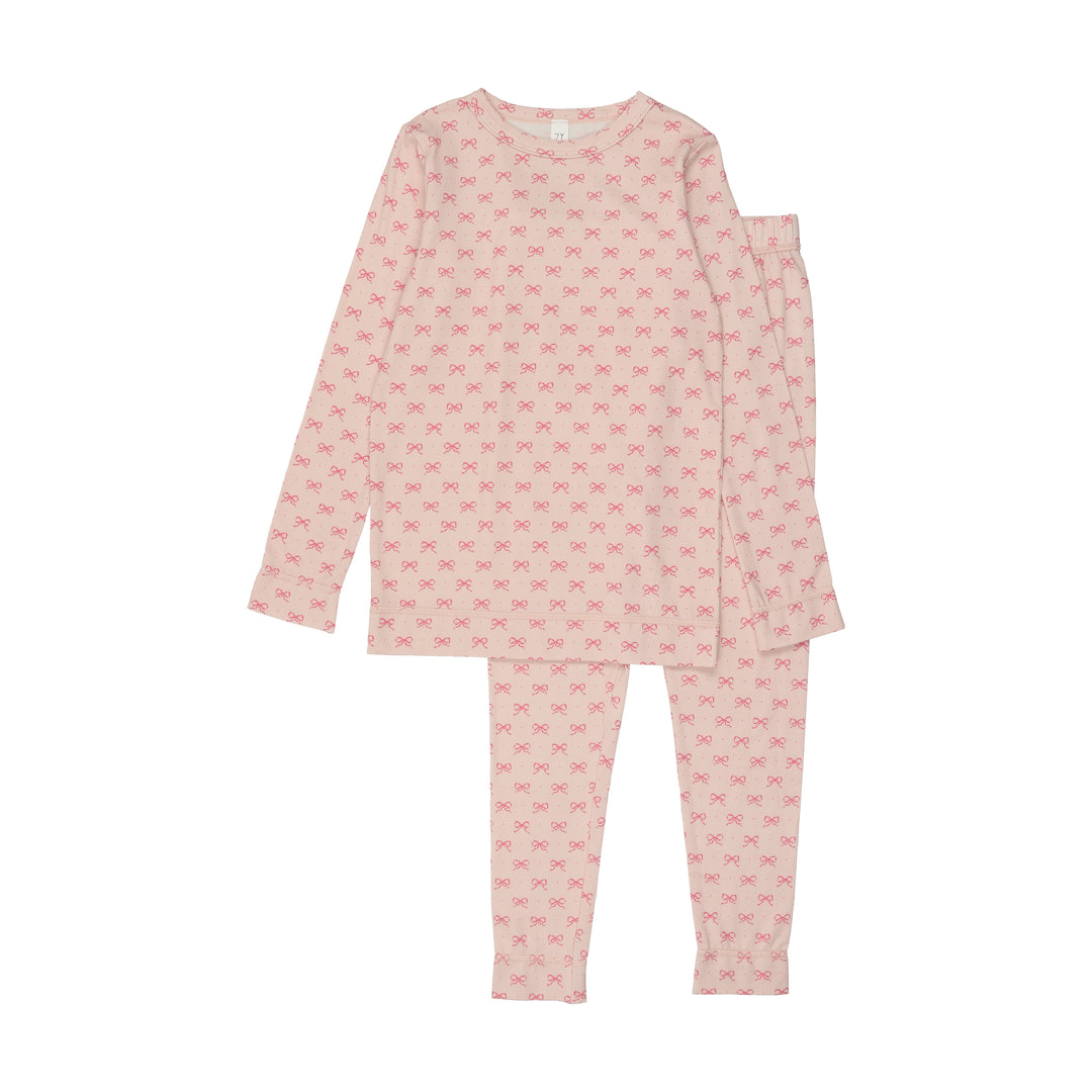 P610-PINK BOWS PJS