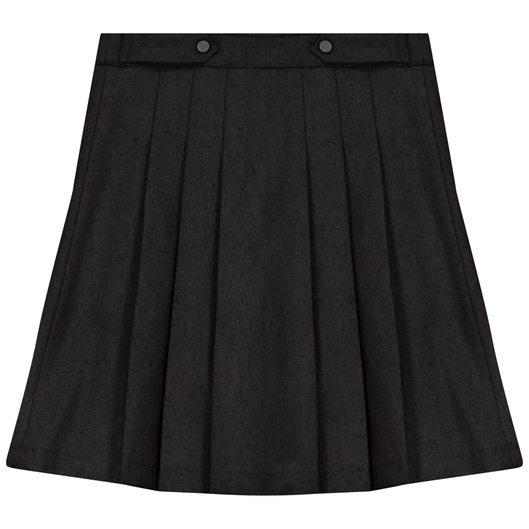 P6270-PLEATED SKIRT-BLACK
