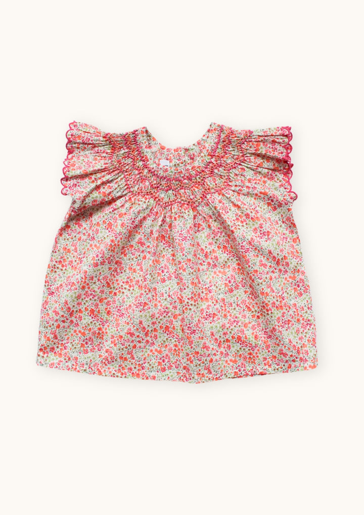 BABY BLOUSE PALOMA/BLOOMER SET-Liberty Phoebe Corail