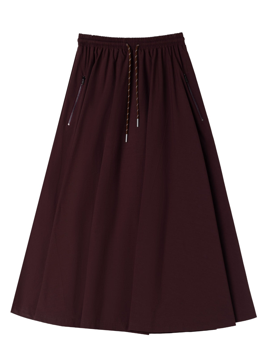 L416 Mila Midi Skirt Merlot