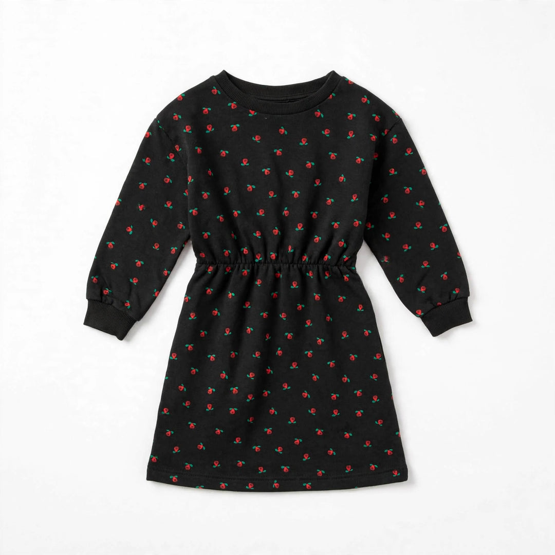 139 Flowers Grey Dress - GREY