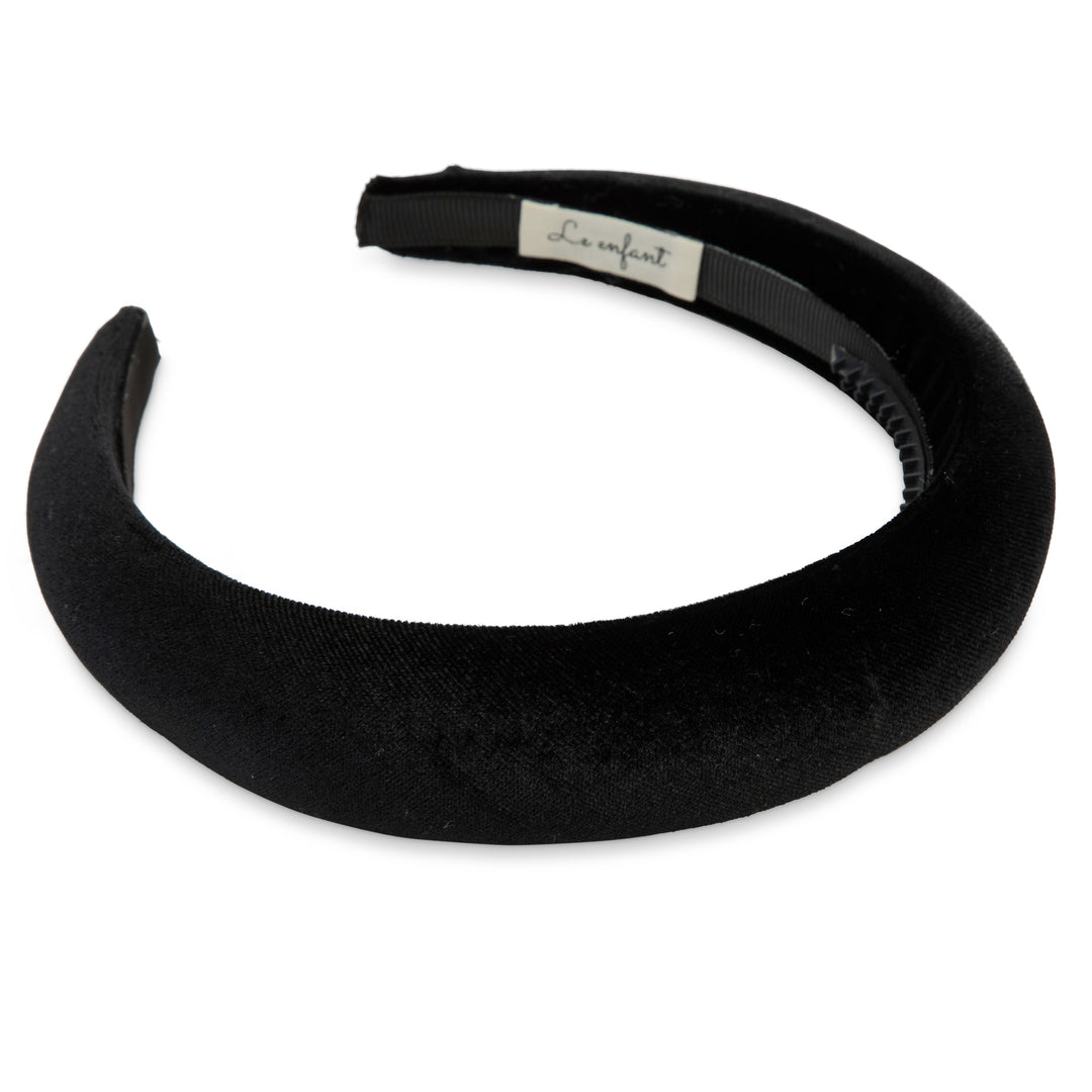 BASIC VELVET HEADBAND-BLACK